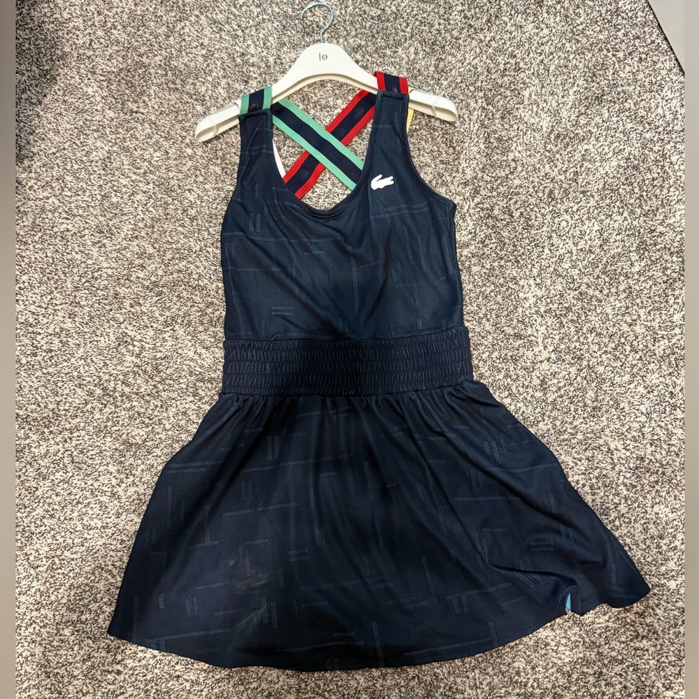 Lacoste Wraparound Dress with Built-in Shorts